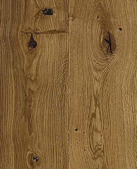 Deep smoked fumed dark oak floor