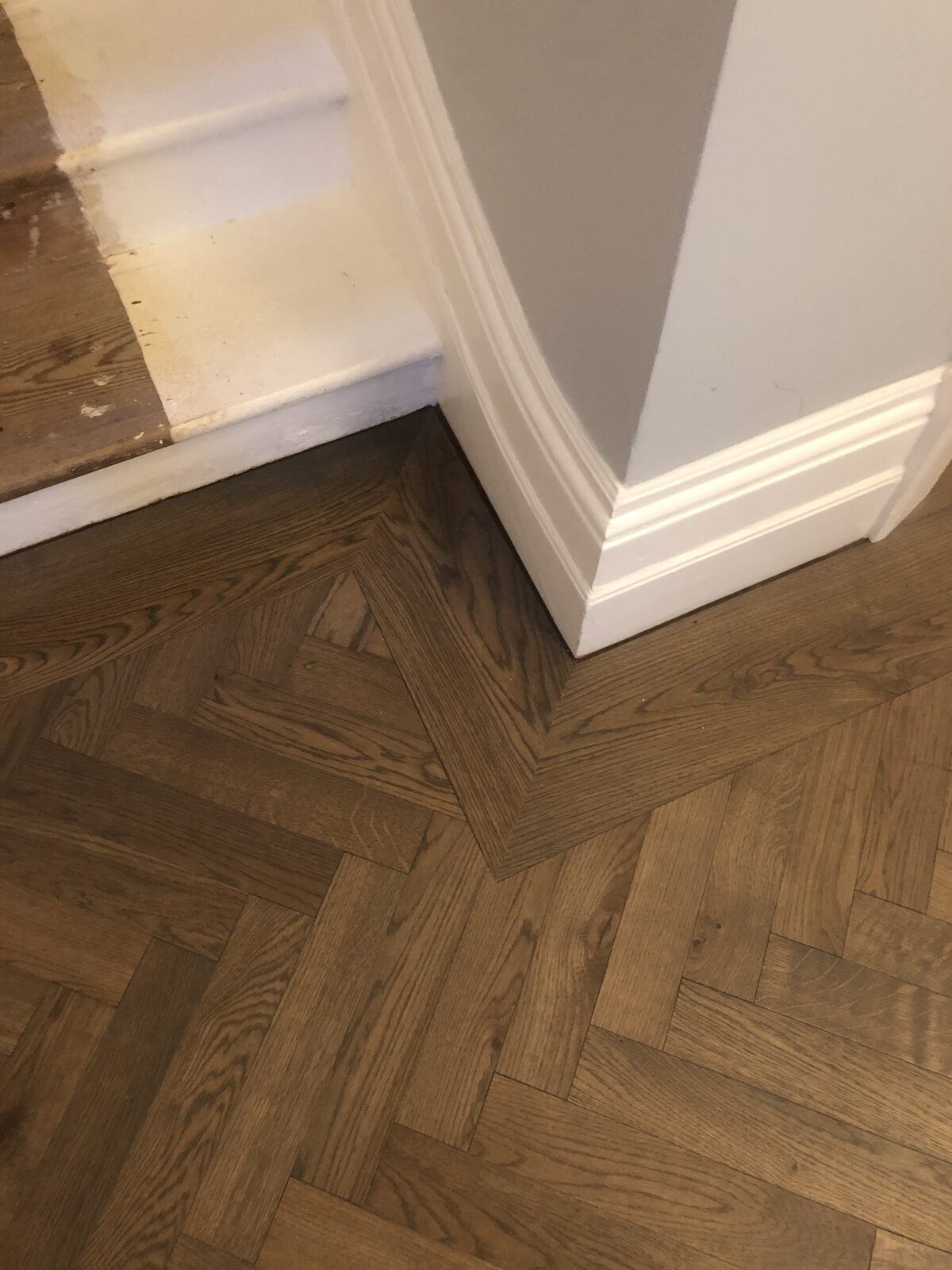 Engineered herringbone parquet in Midhurst