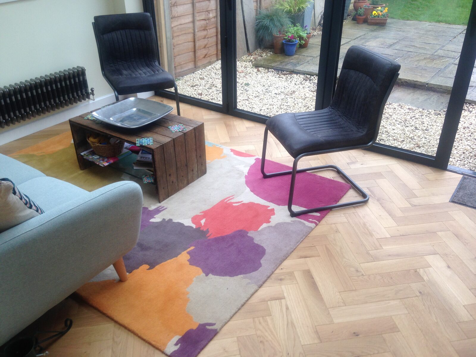 Engineered herringbone parquet in Petworth