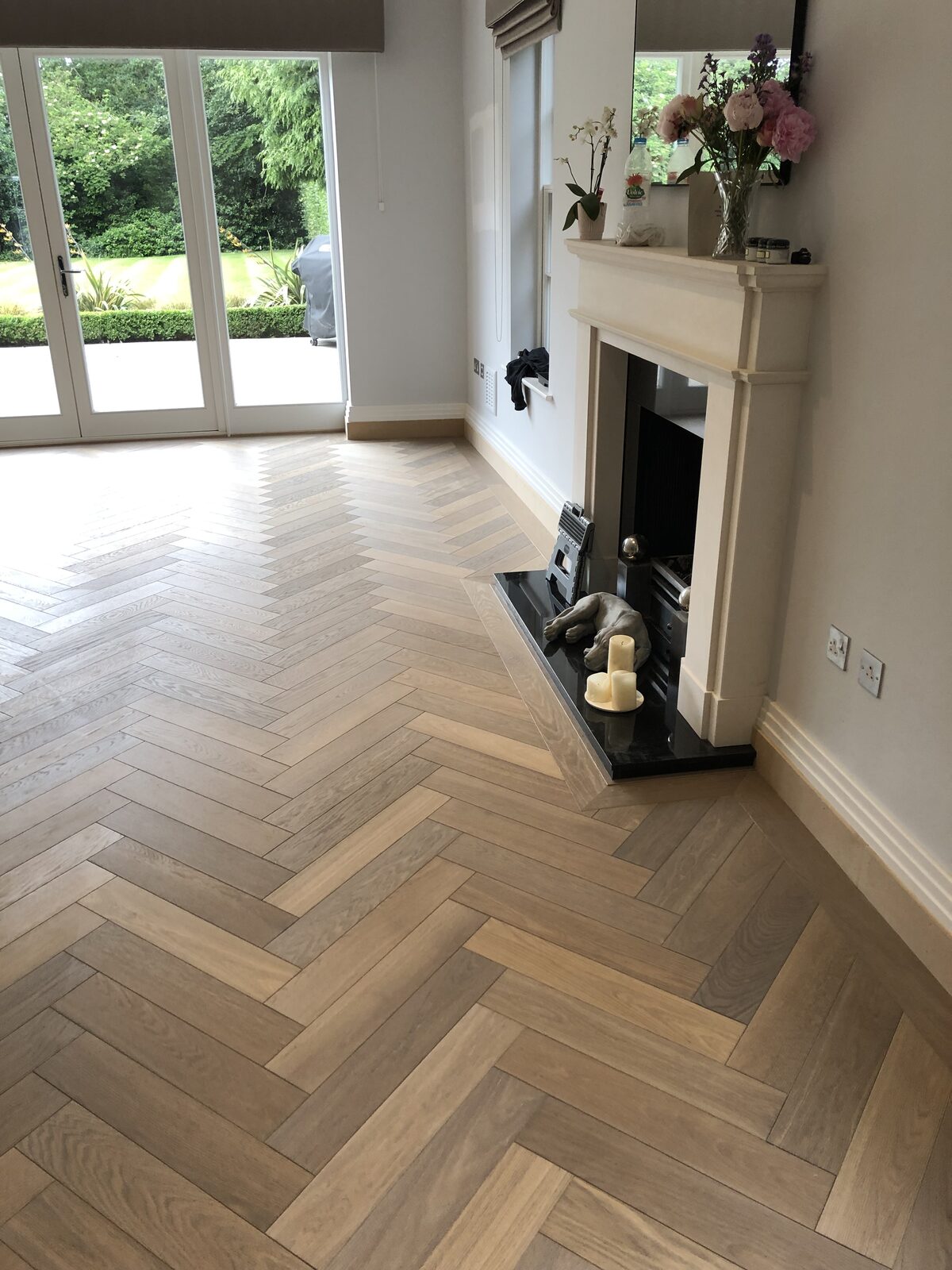 Engineered herringbone parquet in Arundel