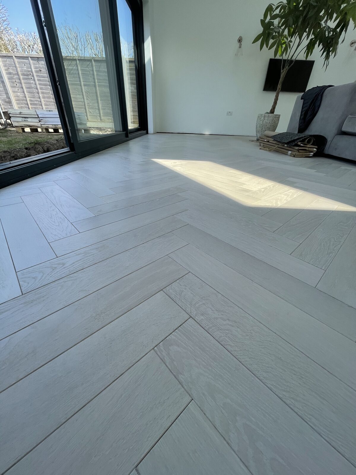 Engineered herringbone parquet in Midhurst