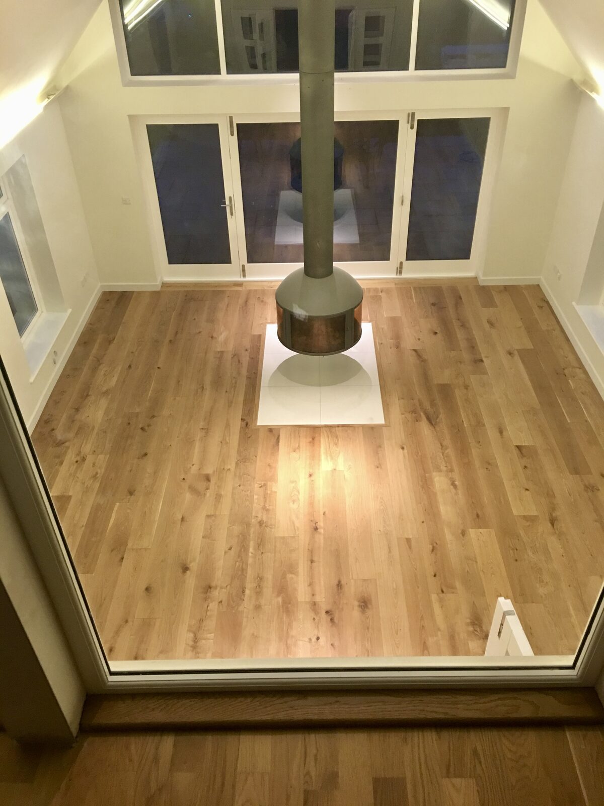 Rustic engineered oak flooring, of the kind we lay in Petworth homes