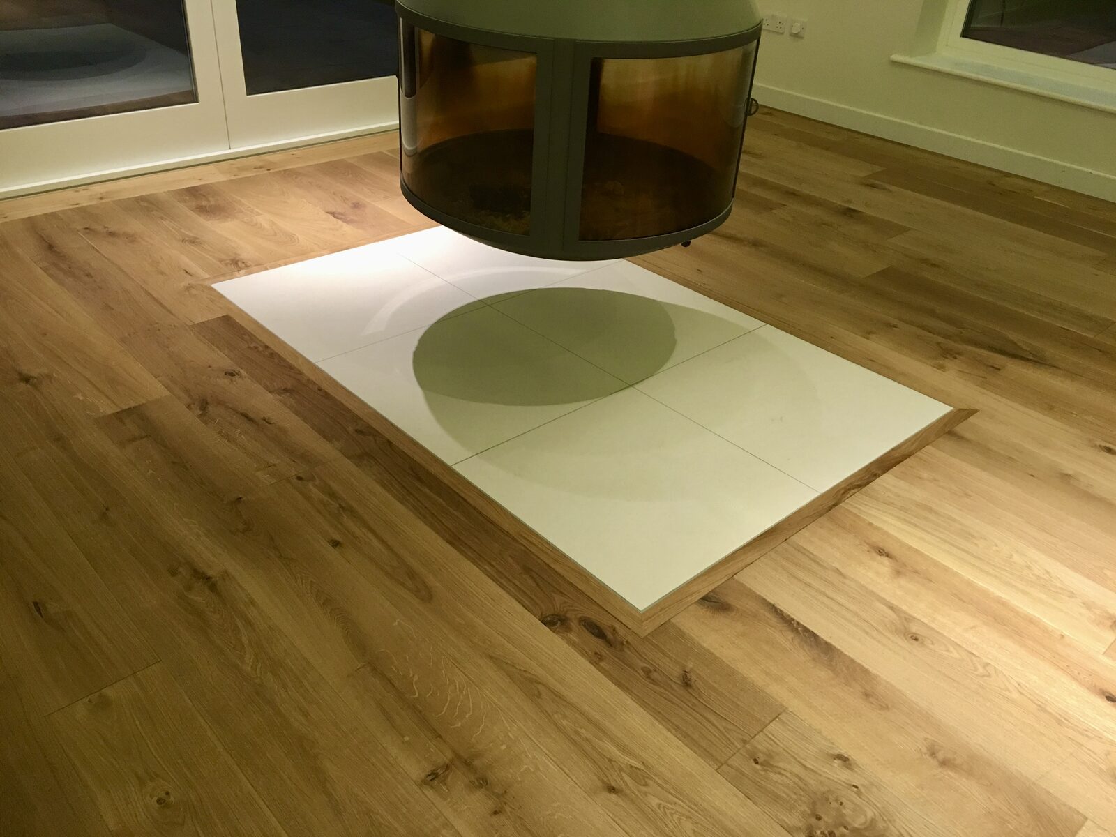 Rustic engineered oak flooring laid by Forrestal Flooring