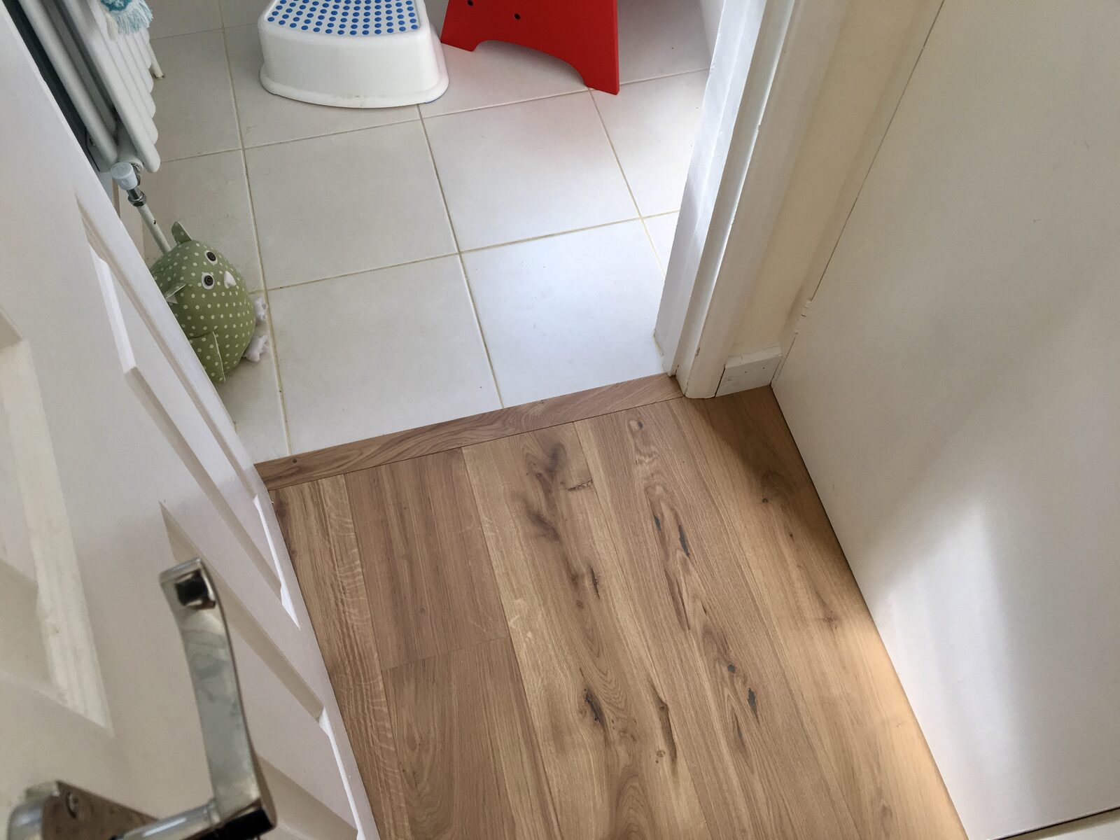 Rustic engineered oak plank flooring laid by Forrestal Flooring