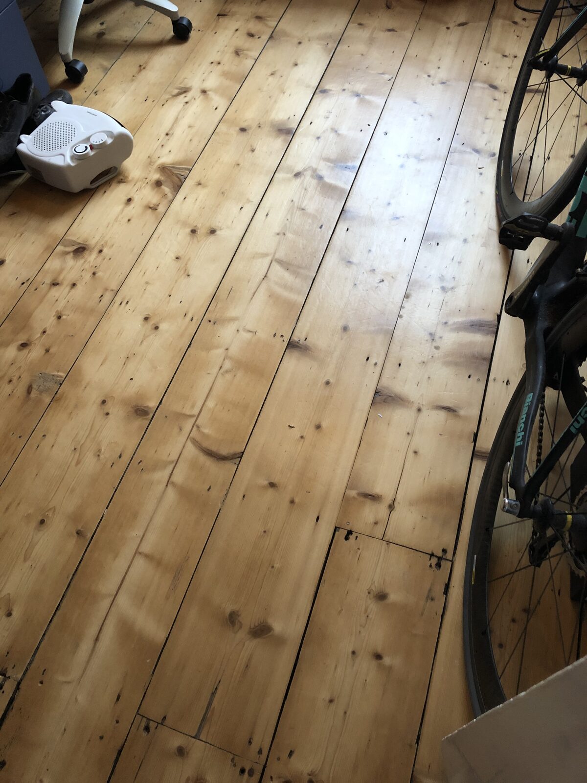 Honey knotty reclaimed pitch pine, Reclaimed Pitch Pine we install